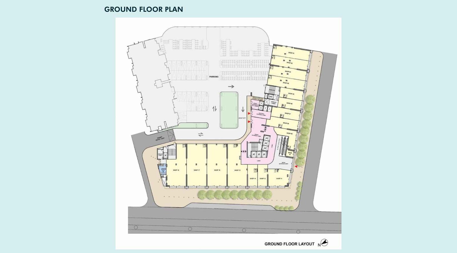 Lodha-Signet-Ground-Floor-Plan