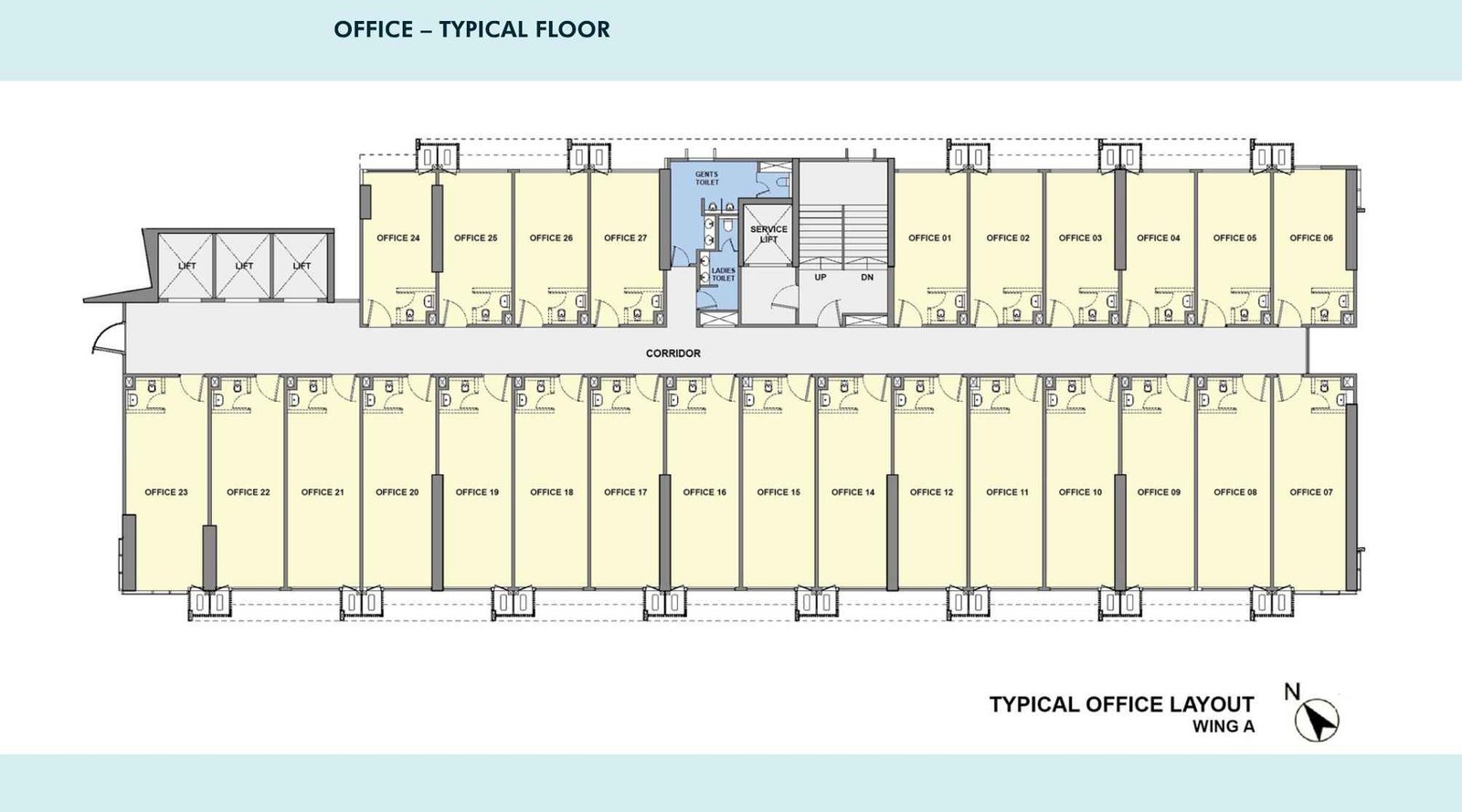 Lodha-Signet-Typical-Floor-plan-Wing-A
